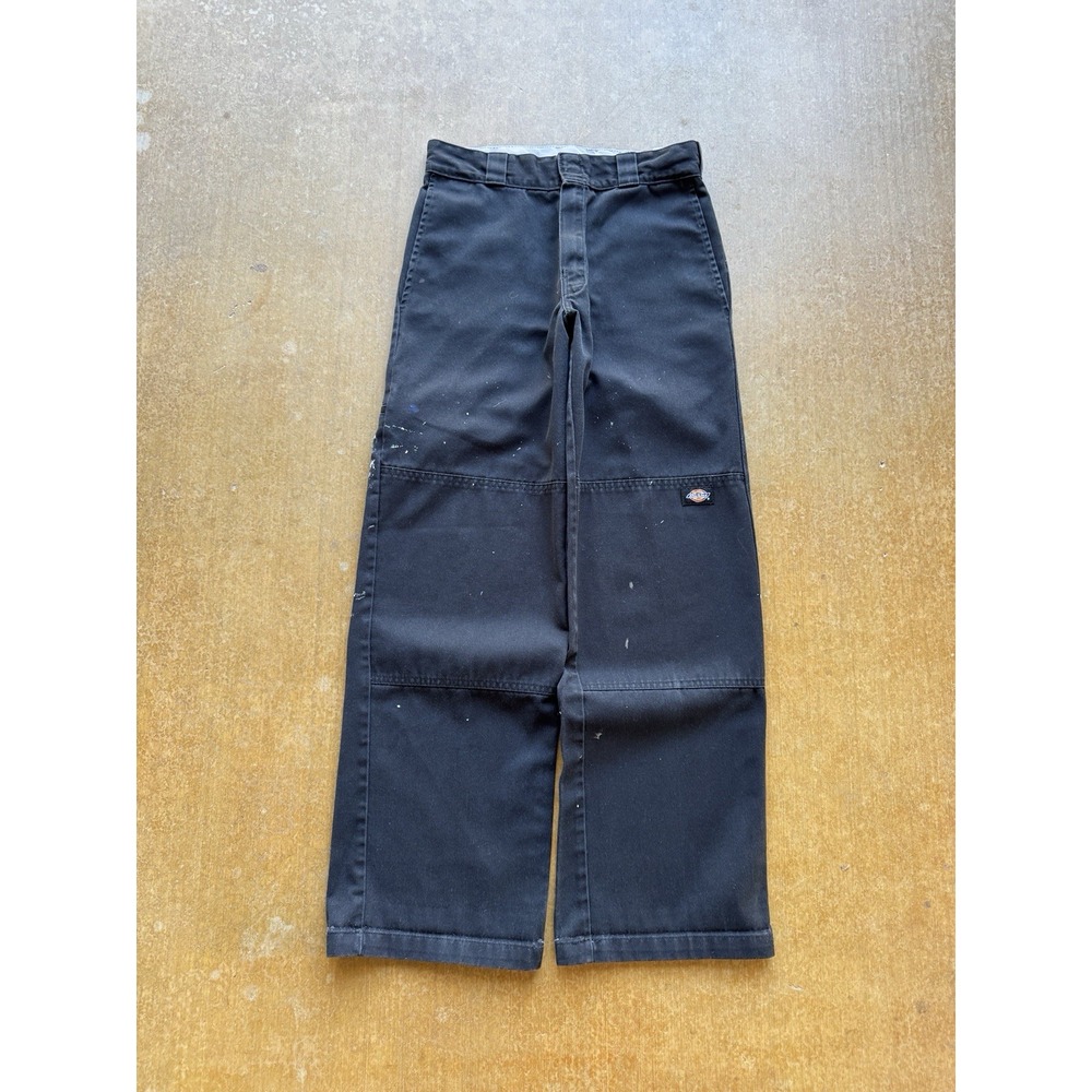 Dickies Painters Double Knee Chino Slacks Pants Paint Splatter Y2K Skater 28x29